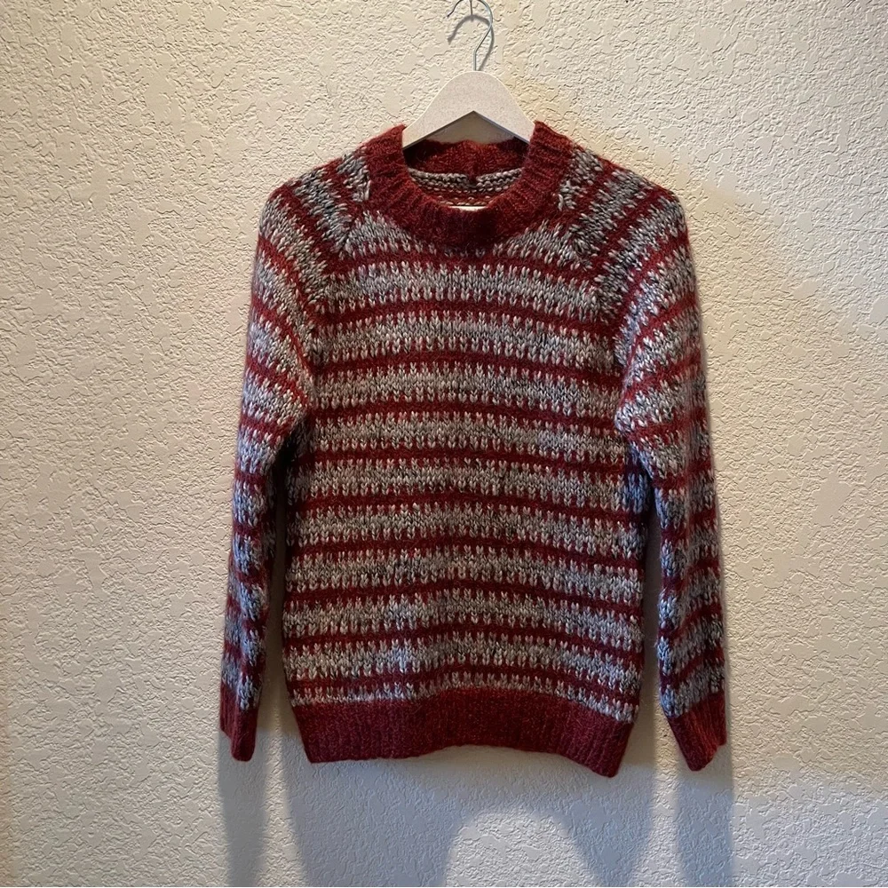 Isabel Marant rust grey mix super kid mohair blend sweater, see measurements - Picture 1 of 13